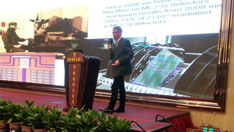 Jaakko Härkönen gives a talk at Functional Materials Technology and Industry Forum -conference in November 2015 in Xiangtan, Hunan, China